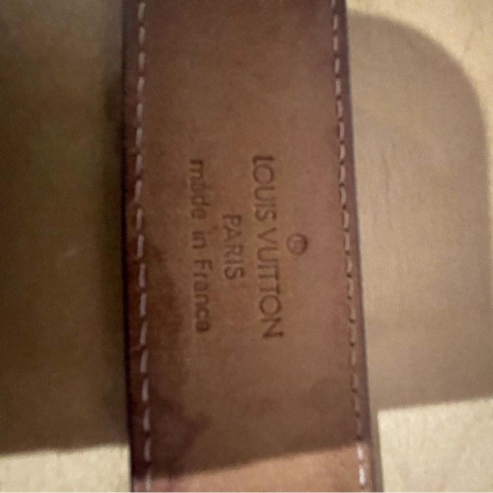 Louis Vuitton Belt - early 2000s collection Black Epi Leather Silver Hardware